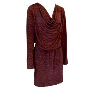 EVEREVE Peyton Jensen Size Small Carli Drape Neck Dress